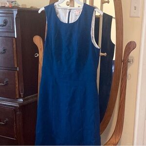 Brooks Brothers Blue Sheath Midi Dress